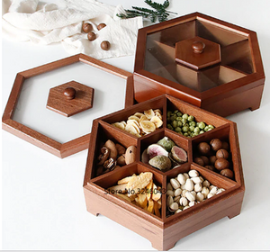 Wooden Nuts Melon Storage Box